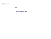 Tablet Screenshot of genaue-zeit.de